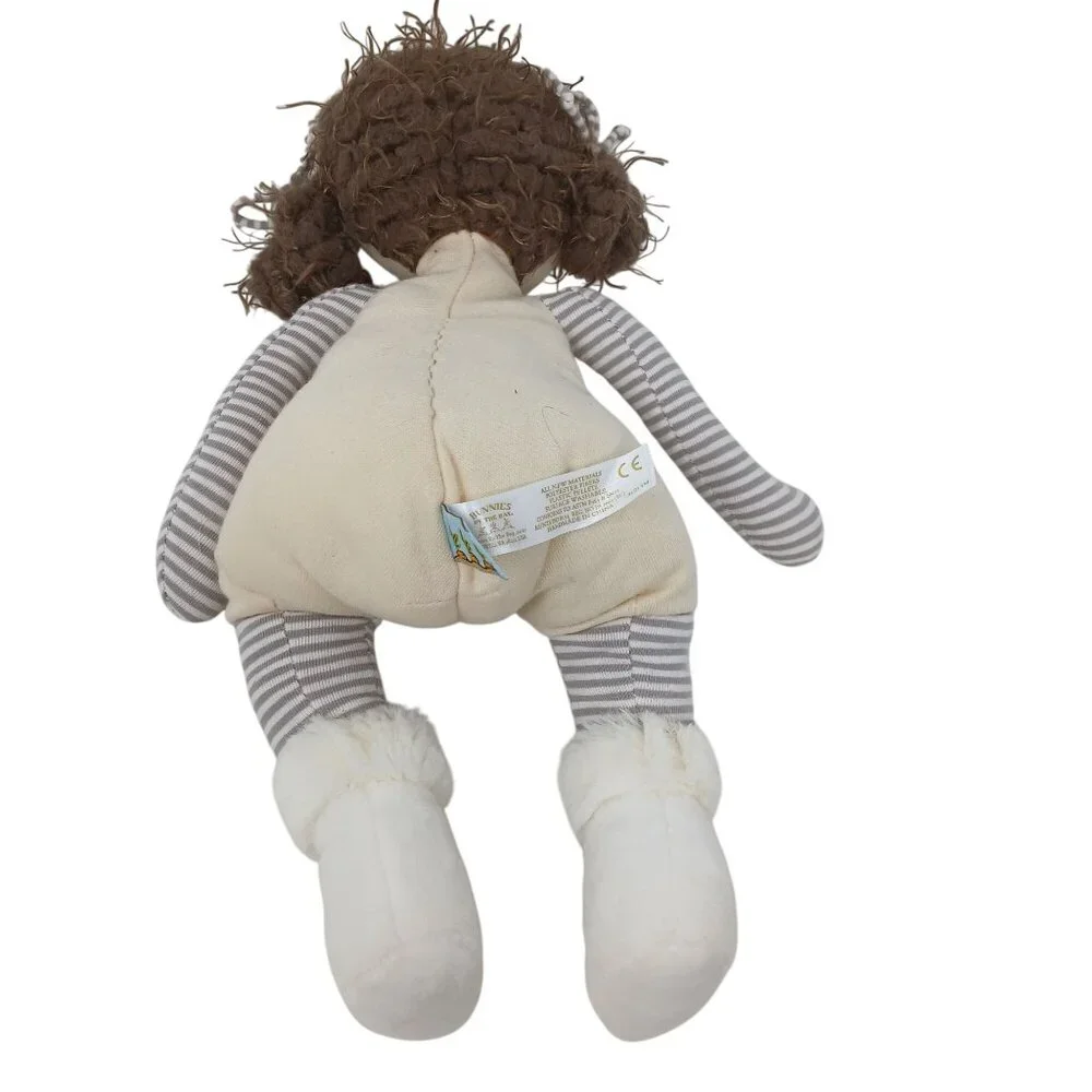 Bunnies By The Bay Elsie Plush Doll Soft Cuddly Body Weighted Bottom #D30